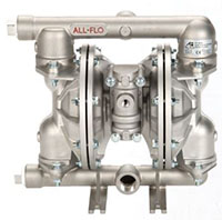All-Flo 1 Inch (in) National Pipe Thread (NPT) Ports Air-Operated Diaphragm Pump
